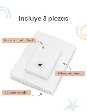 Juego de sábanas de algodón 250 hilos Nap arcoiris love