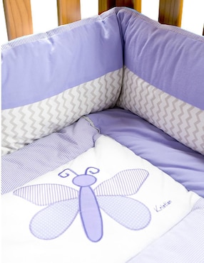 Juego de cuna Pipapo Mariposa para bebé niña 3 piezas