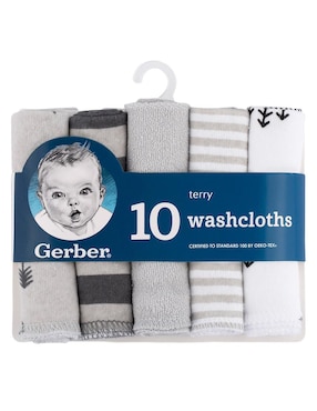 Set de toallas faciales Gerber de algodón infantil