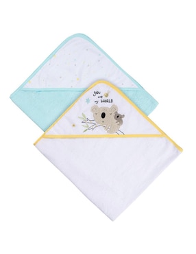 Set de toalla con gorro Gerber de algodón infantil
