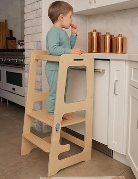 Torre de aprendizaje Montessori de madera Bluelander