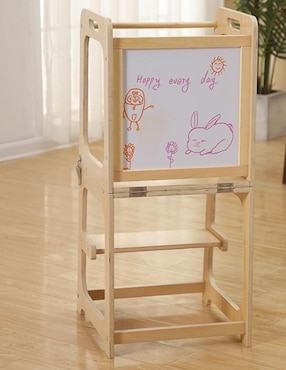 Torre de aprendizaje Montessori de madera Bluelander