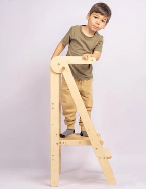 Torre de aprendizaje Montessori de madera Bluelander