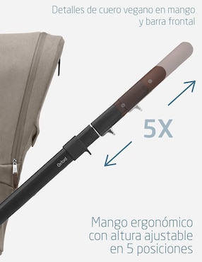 Carriola estándar Oxford+ Maxi Cosi plegable