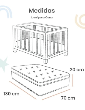 Sábana para cajón de poliéster Nap Manchitas