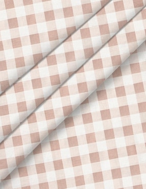 Juego de sábanas de algodón 250 hilos Nap Gingham
