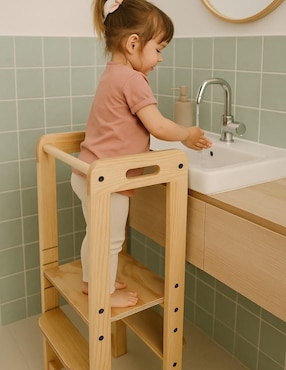 Torre de aprendizaje Montessori de madera Cut Art Kids