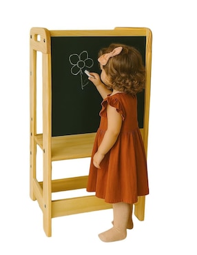 Torre de aprendizaje Montessori de madera Cut Art Kids
