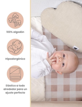 Juego de sábanas de algodón 250 hilos Nap Gingham