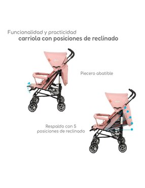Carriola estándar Reclinable D'Bebé plegable