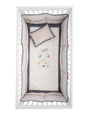 Juego de cuna babuu baby para bebé niño 4 piezas