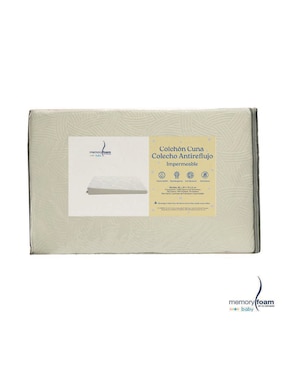 Colchón antirreflujo Memory Foam Baby confort medio