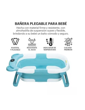 Bañera IQ Tech de silicón
