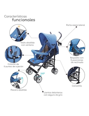 Carriola estándar The Baby Shop plegable