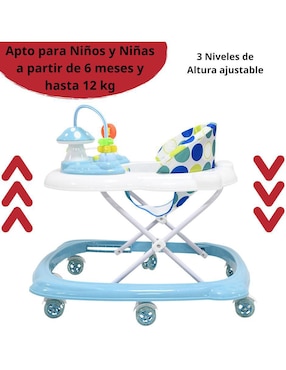 Andadera unisex Joykoo hongo musical