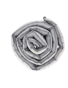 Bumper Babuu Baby Selva Gris y Beige infantil unisex 1 piezas