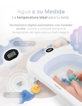 Bañera Esquimal Plegable con Termómetro de polipropileno