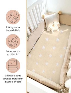 Juego de cuna Nap Estrellas infantil unisex 4 piezas