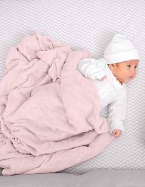Frazada de tejido suave Nap para bebé niña