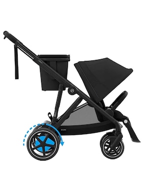 Carriola doble E-Gazelle S Cybex Gold plegable