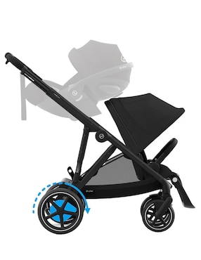 Carriola doble E-Gazelle S Cybex Gold plegable