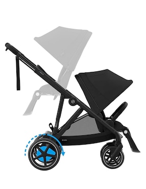 Carriola doble E-Gazelle S Cybex Gold plegable