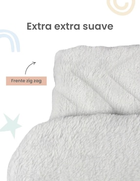 Frazada de tejido suave Nap zig zag bebé