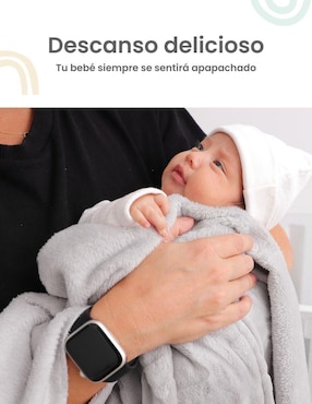 Frazada de tejido suave Nap zig zag bebé