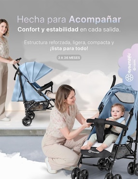 Carriola de bastón Viajera Portatil Esquimal plegable