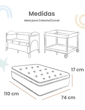 Sábana para cajón de poliéster Nap zig zag