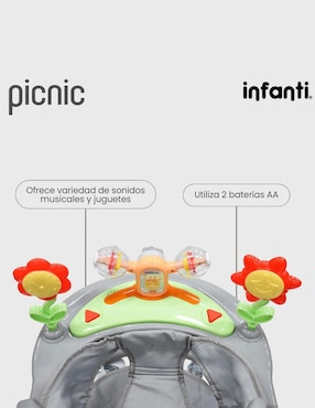 Andadera 3 en 1 unisex Infanti Picnic
