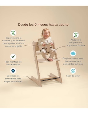 Silla alta Stokke
