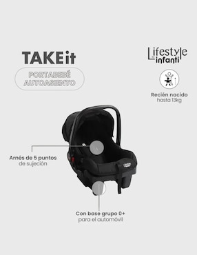 Carriola travel system Take It Infanti plegable