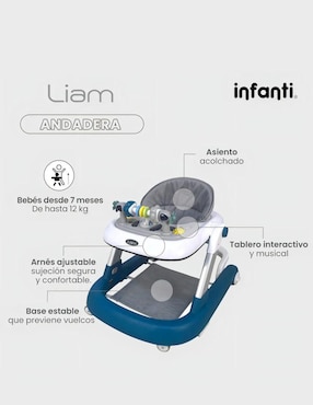Andadera 3 en 1 unisex Lifestyle By Infanti Liam