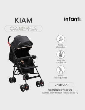 Carriola estándar Kiam Infanti plegable