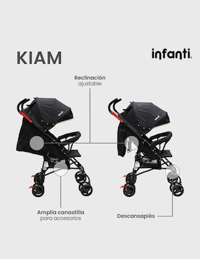 Carriola estándar Kiam Infanti plegable