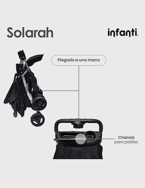 Carriola travel system Solarah Infanti plegable