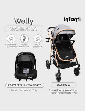 Carriola travel system Welly Infanti
