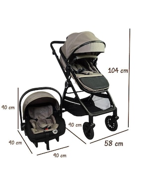 Carriola travel system Trendy Kids plegable