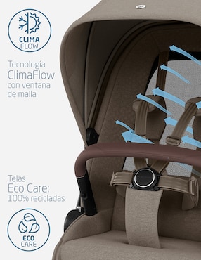 Carriola reversible Fame Twillic Truffle Maxi Cosi plegable