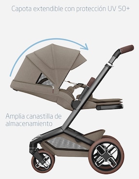 Carriola reversible Fame Twillic Truffle Maxi Cosi plegable