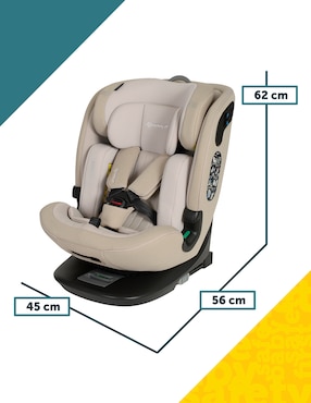 Autoasiento convertible Safety 1st compatible con sistema de anclaje Isofix Grow, Turn and Go