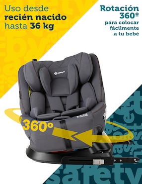 Autoasiento booster Safety 1st compatible con sistema de anclaje Isofix Ifix360