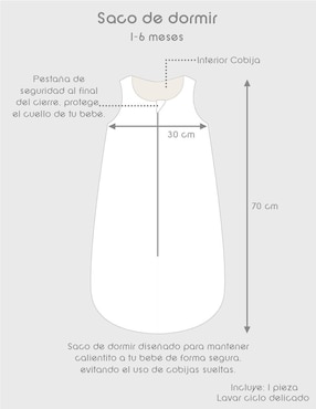 Saco de dormir Babuu Baby unisex
