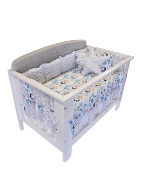 Juego de cuna Titi Muebles Animalitos para bebé niño 9 piezas