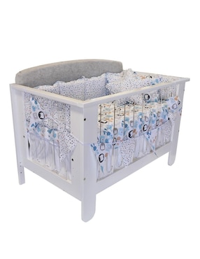 Juego de cuna Titi Muebles Animalitos para bebé niño 9 piezas