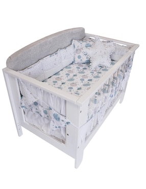Juego de cuna Titi Muebles Planetas para bebé niño 9 piezas