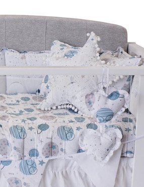 Juego de cuna Titi Muebles Planetas para bebé niño 9 piezas