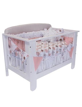 Juego de cuna Titi Muebles Planetas para bebé niña 9 piezas