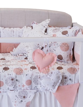 Juego de cuna Titi Muebles Planetas para bebé niña 9 piezas